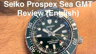 Seiko Prospex Sea GMT SPB381J1 Review English [upl. by Alboran]