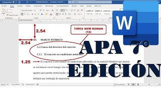 Normas APA 7ma edicion en Word 2024 BIEN EXPLICADO [upl. by Drolet]