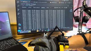 Human to robot arm interface  JVC Semestral project [upl. by Alywt]