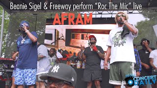 Beanie Sigel and Freeway perform quotRoc The Micquot amp quotFlipsidequot live 2024 Baltimore AFRAM [upl. by Edaw]