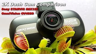 2K Dash Cam Comparison Sony Starvis IMX326 vs Omnivision OV4689 A119 NextBase 512GW MF3 [upl. by Eladnor]