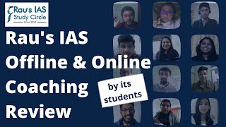 Rau’s IAS Coaching Review  Best Online amp Offline UPSC Classes [upl. by Notyrb349]