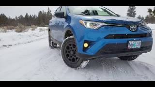 2018 RAV4 AWD OffRaod Driving Test After LiftWheelsTires Eibach Pro Lift Springs [upl. by Gotthard]