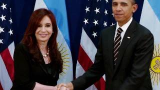 President Obamas Bilateral Meeting with President Cristina Fernandez de Kirchner of Argentina [upl. by Fonville288]