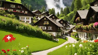 Lauterbrunnen Valley Switzerland🇨🇭The Most Beautiful Swiss VillageTop Travel Destination [upl. by Siramad]