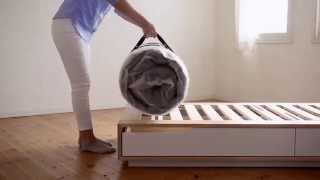 Tips amp Ideas How RollPacked Mattresses Work  IKEA Australia [upl. by Aidin]