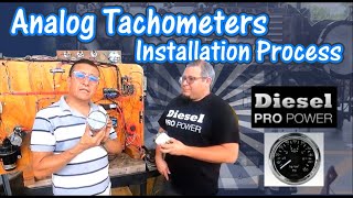 Analog Tachometers Installation Process DieselProPower [upl. by Asert]