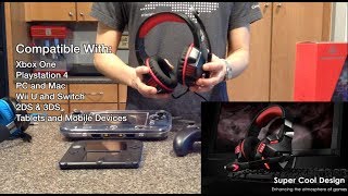 Unboxing amp Review  Micolindun HunterSpider V3 Gaming Headset Review [upl. by Dahl]