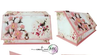 How to do Decoupage on a bread box dekupaz breadbox [upl. by Perrins594]