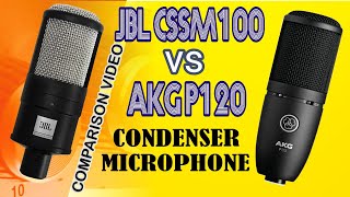 JBL CSSM100 VS AKG P120 🎙️ Comparison video [upl. by Slen794]