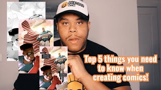 Top 5 quick tips every new comic creator should know [upl. by Sunda]