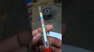 Battery hydrometer float filled with mercury electrical batterytester ytshorts [upl. by Aisyle665]