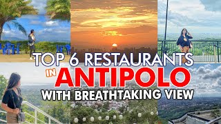 TOP 6 Restaurants in ANTIPOLO with Breathtaking View  The Best in Antipolo [upl. by Zaneta]