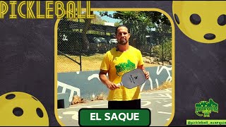 EL SAQUE EN PICKLEBALL [upl. by Okiek]