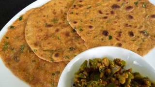 Tofu Paratha  Indian Bread Recipe Show Me The Curry [upl. by Aimekahs747]