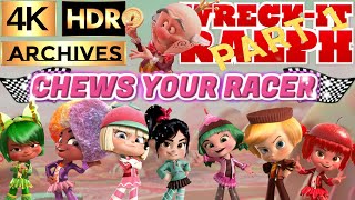 WreckIt Ralph  4K  HDR   Sugar Rush Racers All Scenes ● Part 1 of 2 ● 2012 [upl. by Zennie]