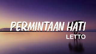 Letto  Permintaan Hati Lirik [upl. by Minnie868]