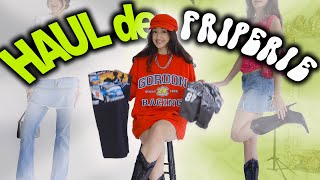 HAUL de FRIPERIE  Jai trouvé une veste de cuir EPIC [upl. by Enicnarf744]