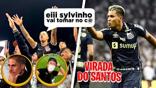 SANTOS VENCE DE VIRADA E A TORCIDA DO CORINTHIANS FICOU REVOLTADA  Corinthians 1 x 2 Santos [upl. by Philippine]