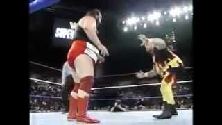 Bam Bam Bigelow vs Earthquake [upl. by Keldon805]