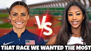 Sydney McLaughlin vs Britton Wilson 400 Epic Showdown  Track And Field 2023  US Trials [upl. by Geirk]