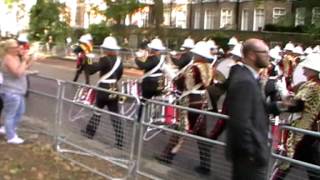 Royal Marines Massed Bands march to Beating Retreat  June 2014 [upl. by Gnas648]