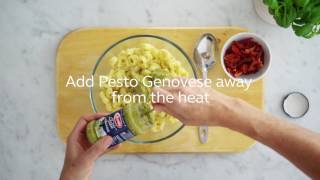 Barilla  How to make Three Cheese Tortellini with Pesto Genovese [upl. by Torrence760]