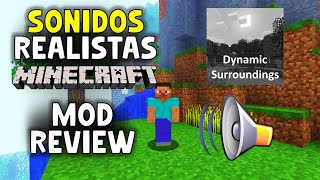 Mod de Sonidos Ambientales y Realistas en Minecraft Dynamic Surroundings Mod 1122 y 1165 [upl. by Swayne]