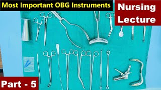 Most Important OBG instruments Part5 Hindi  Nursing Lecture [upl. by Tireb]