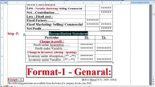 BANGLA Absorption Costing amp Direct Costing  MK Zaman Sir  Bangla Tutorial  Khandokar Rubel [upl. by Joerg899]