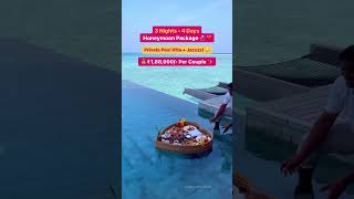 Maldives Honeymoon Package Sale  Book Now travel ytshortsindia [upl. by Andres765]