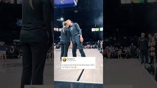 A’ja Wilson and Kate Martin’s pregame handshake is so cute 🥰 [upl. by Cristian722]