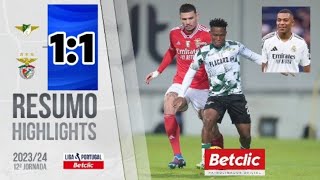 Moreirense fc Vs Benfica Highlights [upl. by Thorndike]