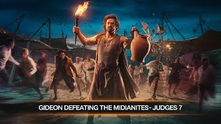 Gideon Defeats the Midianites  Bible Stories  The book of Judges 7 [upl. by Avril]