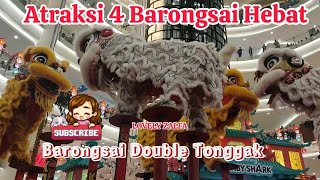 Barongsai 12 Menit di Mall Emporium Pluit 2024 [upl. by Anna-Maria]