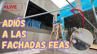 Técnica de paredes exteriores para lograr fachadas impecables Drywall sin rajaduras o fisuras [upl. by Enytsirk544]