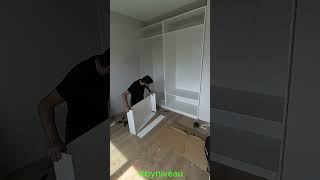 Installation darmoire IKEA à 4 portes ikeahack [upl. by Eidarb]