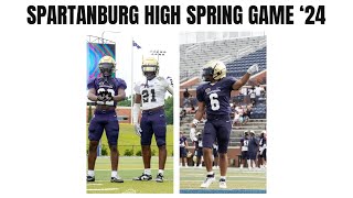 White vs Blue Spring Game  Spartanburg High School [upl. by Elberta]