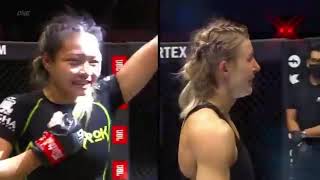 R3 SUPERGIRL VS EKATERINA VANDARYEVA MUAYTHAI FIGHT women muaythai video youtube youtuber [upl. by Fabio562]