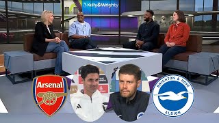 Arsenal vs Brighton Ian Wright Preview  Will The Gunners Continue To Win Mikel Arteta Interview [upl. by Enoyrt840]