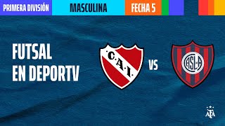 Independiente VS San Lorenzo  EN VIVO  Fecha 5  Primera División 2023  FUTSALenDEPORTV [upl. by Norbert]