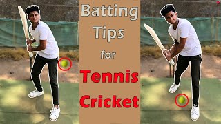 How to Improve Batting Skills in Tennis Cricket  Batting Tips and Tricks  Batting Grip [upl. by Mulry433]