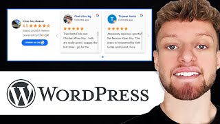 How To Add Google Reviews on WordPress Website Quick amp Easy [upl. by Burk]