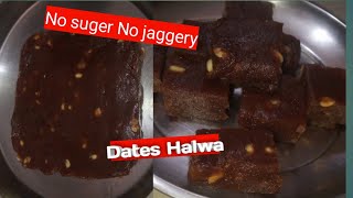 Dates halwa Sweet recipe Kannada Easy and tasty sweet recipe [upl. by Pomona666]