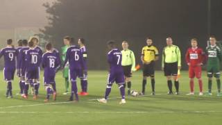 Andonline U21 RSC Anderlecht  KV Kortrijk lineup [upl. by Ameyn]