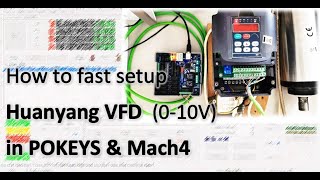 Quicktip Pokeys57CNC amp Mach4 Frequenzumrichter anschließen [upl. by Ellene]