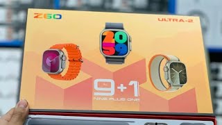 Z60 Ultra2 Nine In One 49mm Big Display Smartwatch Price In Pakistan With Free Delivery [upl. by Osnohpla]