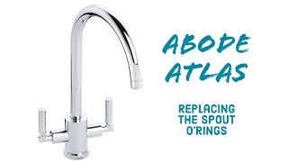 ABODE ATLAS ORCUS AQUFIER replacing the spout seals o’rings repair leaking tap tapmagician [upl. by Sinaj]