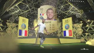 Pack opening  Kylian Mbappé FIFA 22 [upl. by Nlycaj]