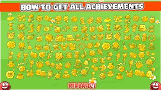 Red Ball 4  How to Unlock All Achievements Red Ball 4  How to Get All Achievements in Red Ball 4 [upl. by Lenwood]